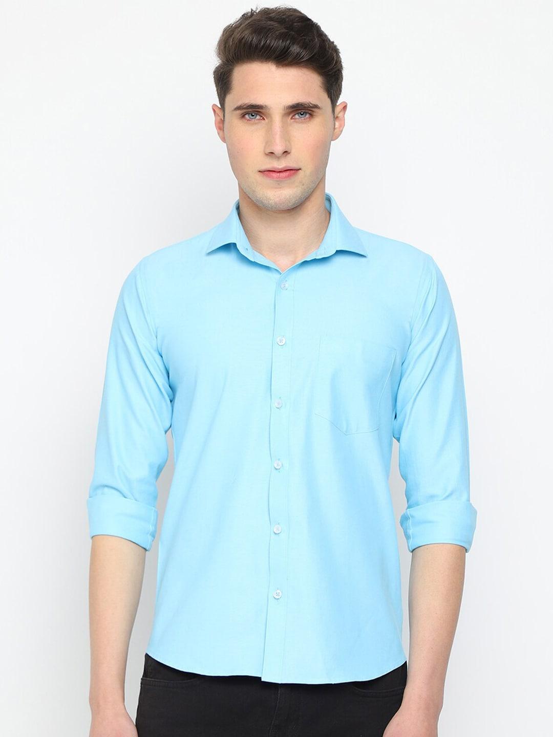 jadeberry classic slim fit opaque cotton casual shirt