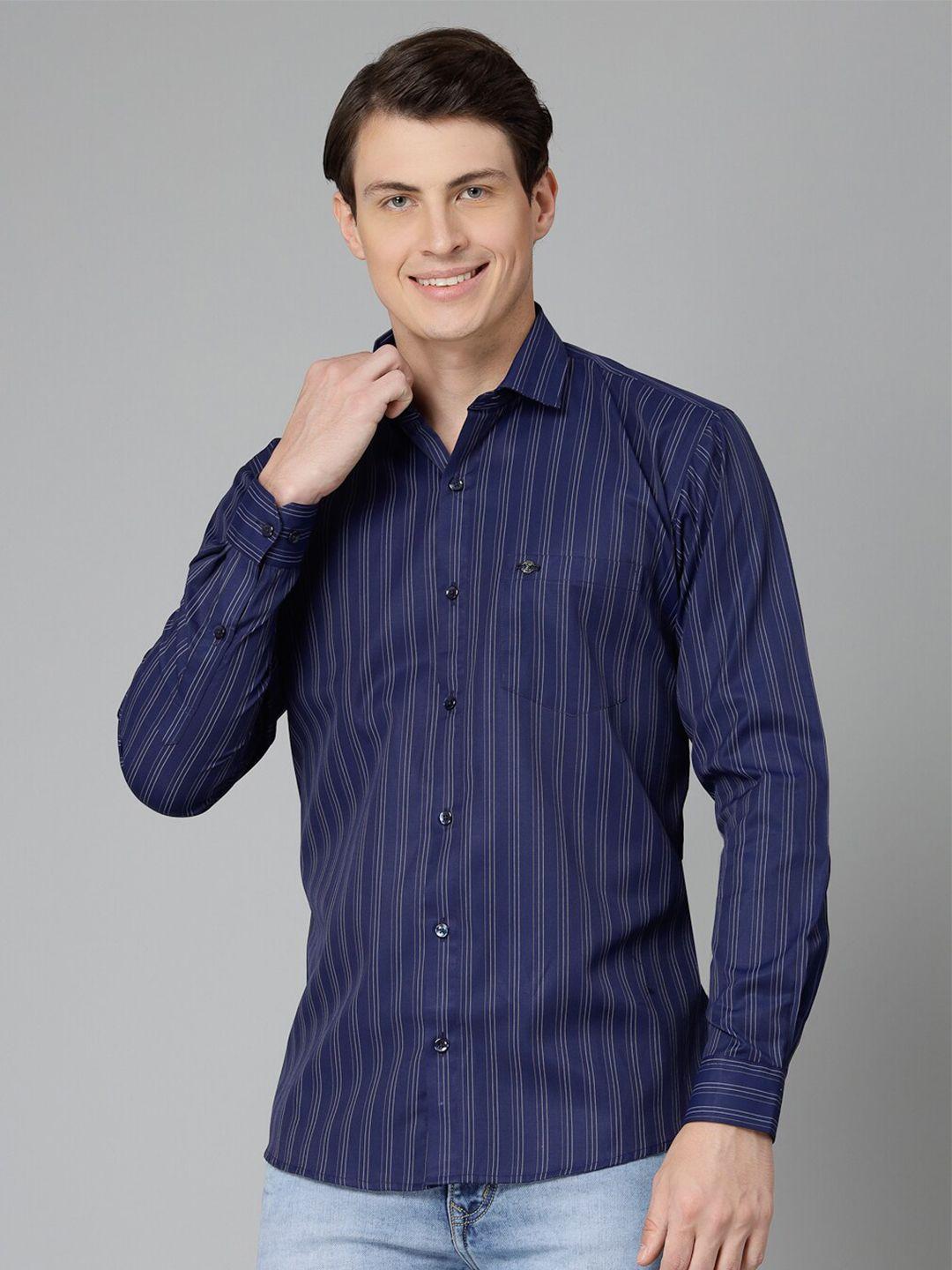 jadeberry standard vertical striped cotton casual shirt