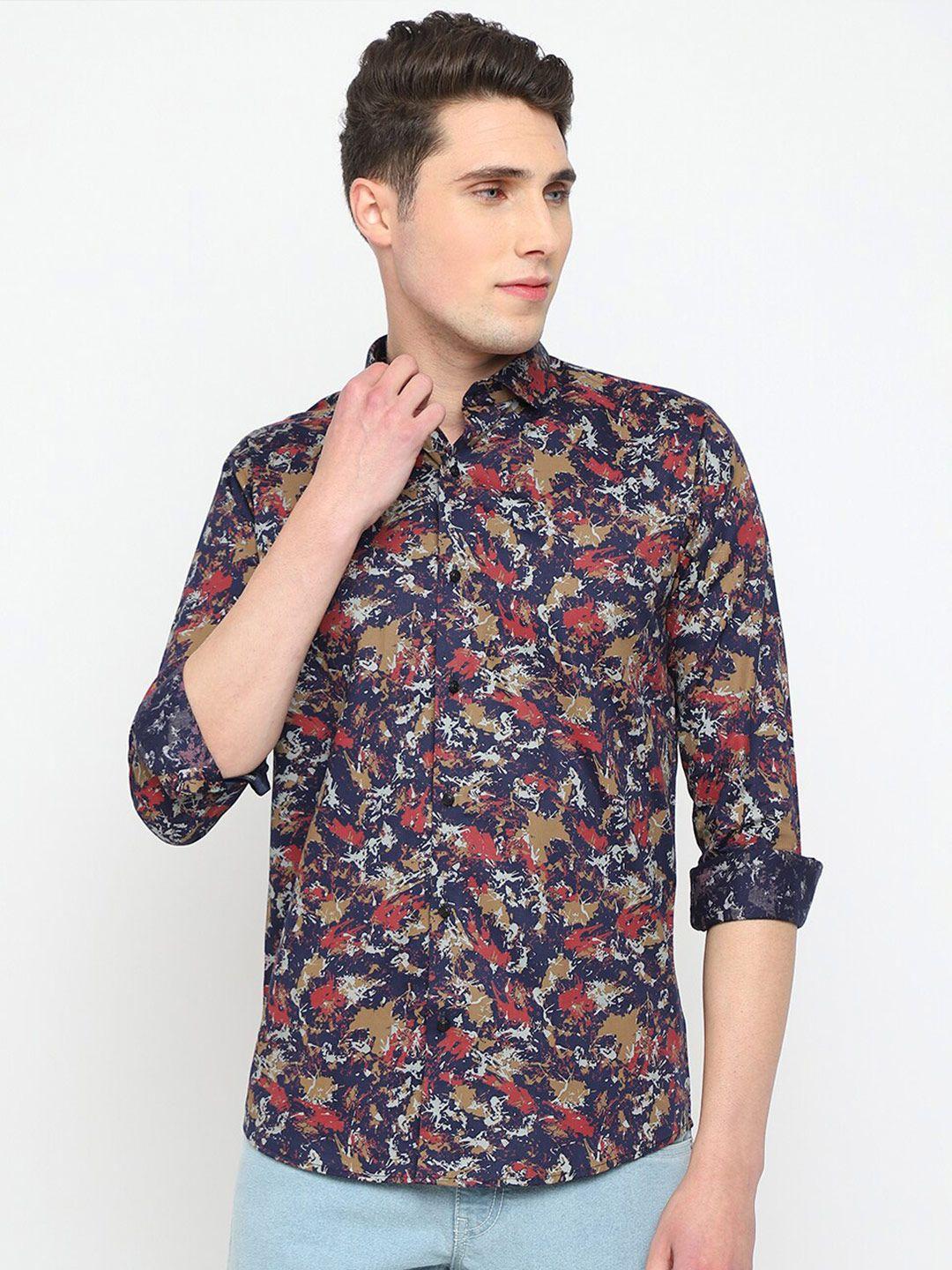 jadeberry classic floral printed cotton shirt