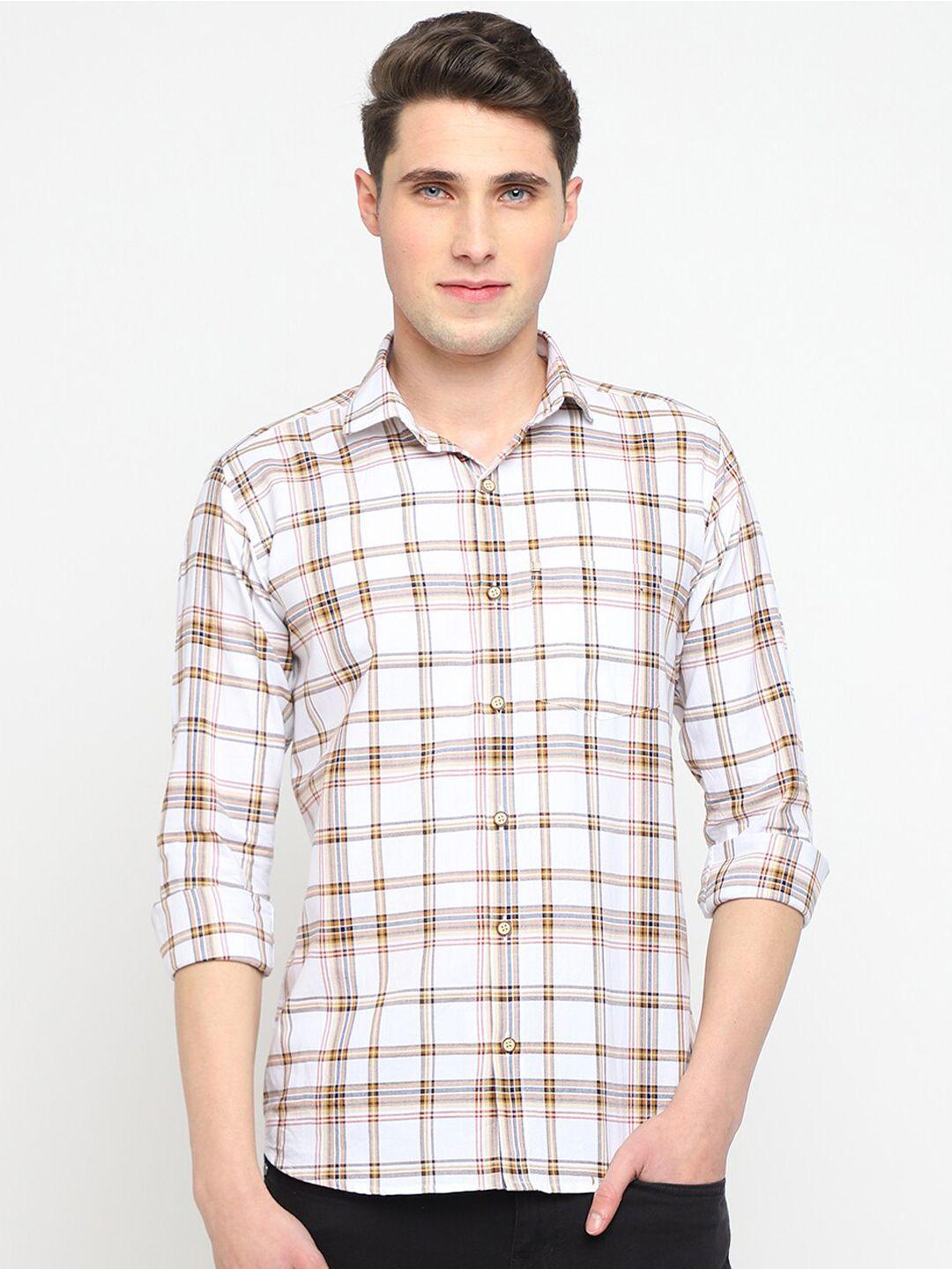 jadeberry classic tartan checked cotton casual shirt