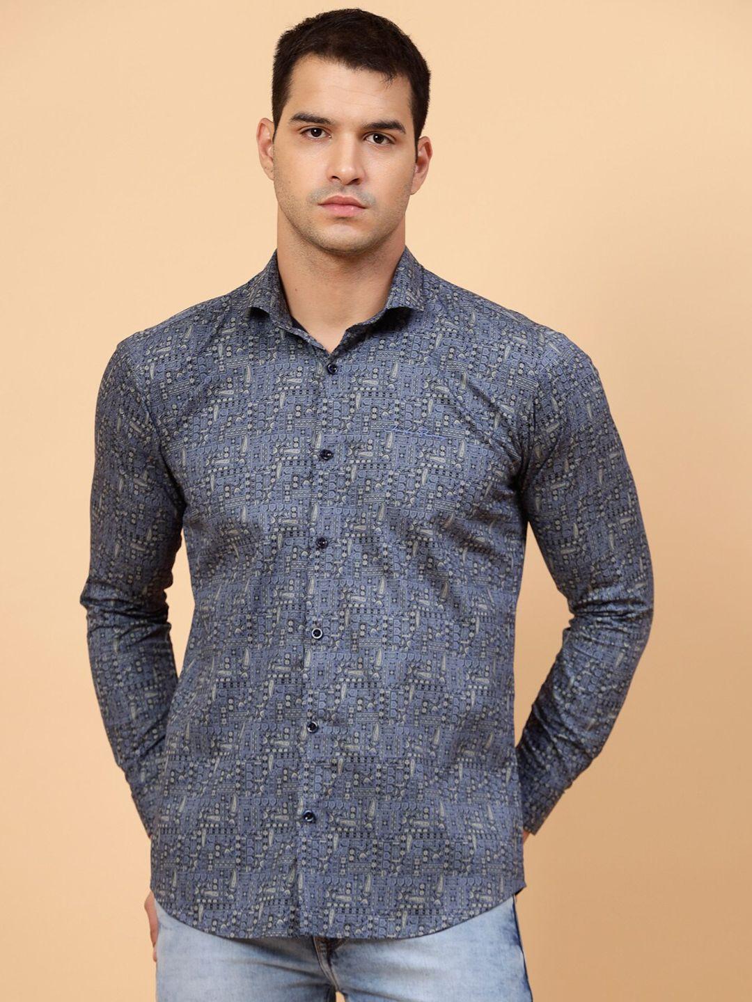 jadeberry ethnic motifs printed standard cotton casual shirt