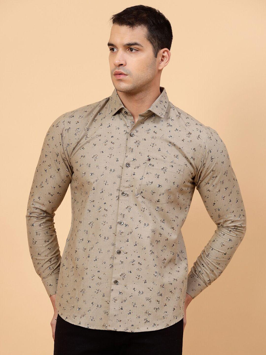 jadeberry standard floral printed cotton casual shirt