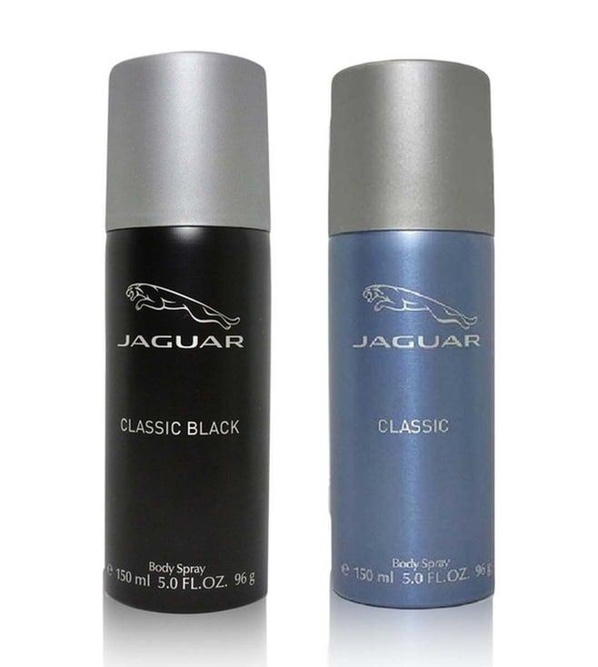 jaguar classic black + classic deo combo set (pack of 2)