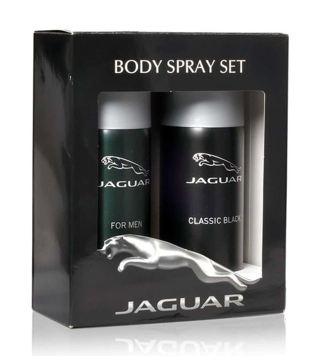 jaguar classic black deodorant spray + for men deodorant spray combo set - pack of 2