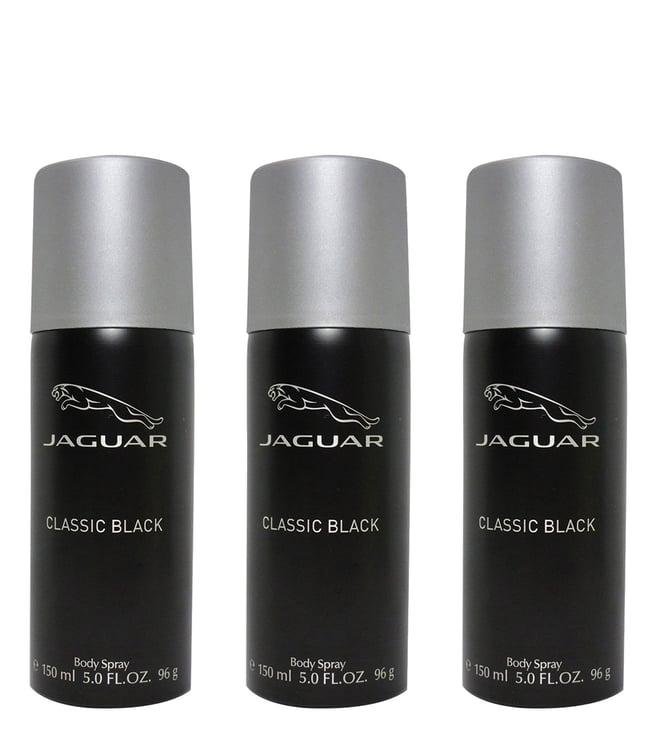 jaguar classic black deodorant spray - pack of 3