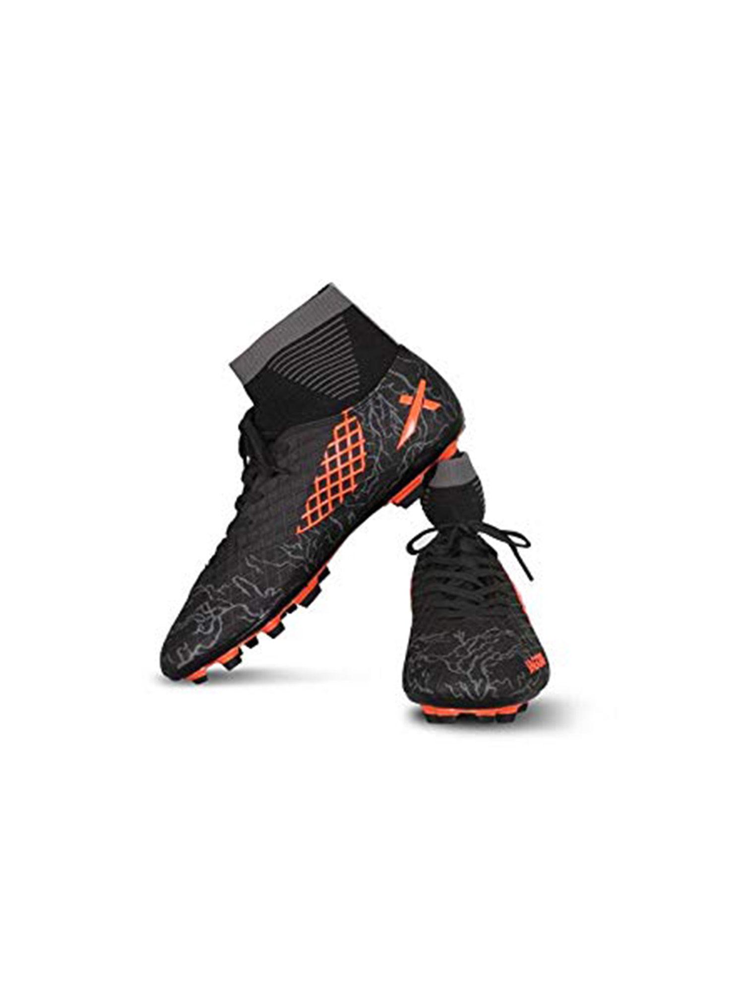 jaguar football shoes for men - black - orange
