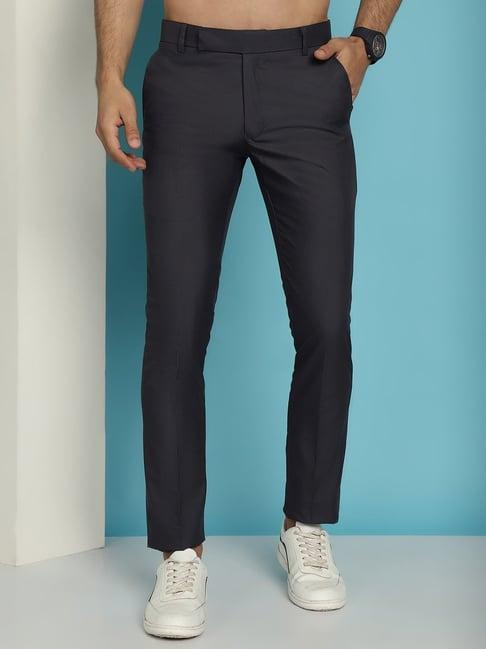 jainish anthra tapered fit trousers
