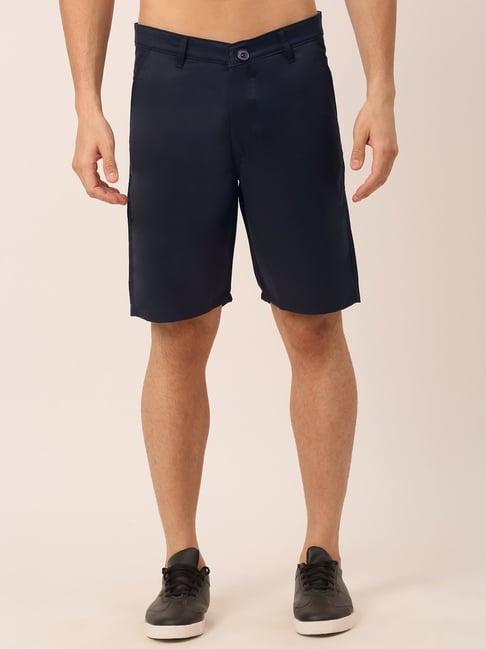 jainish blue regular fit shorts