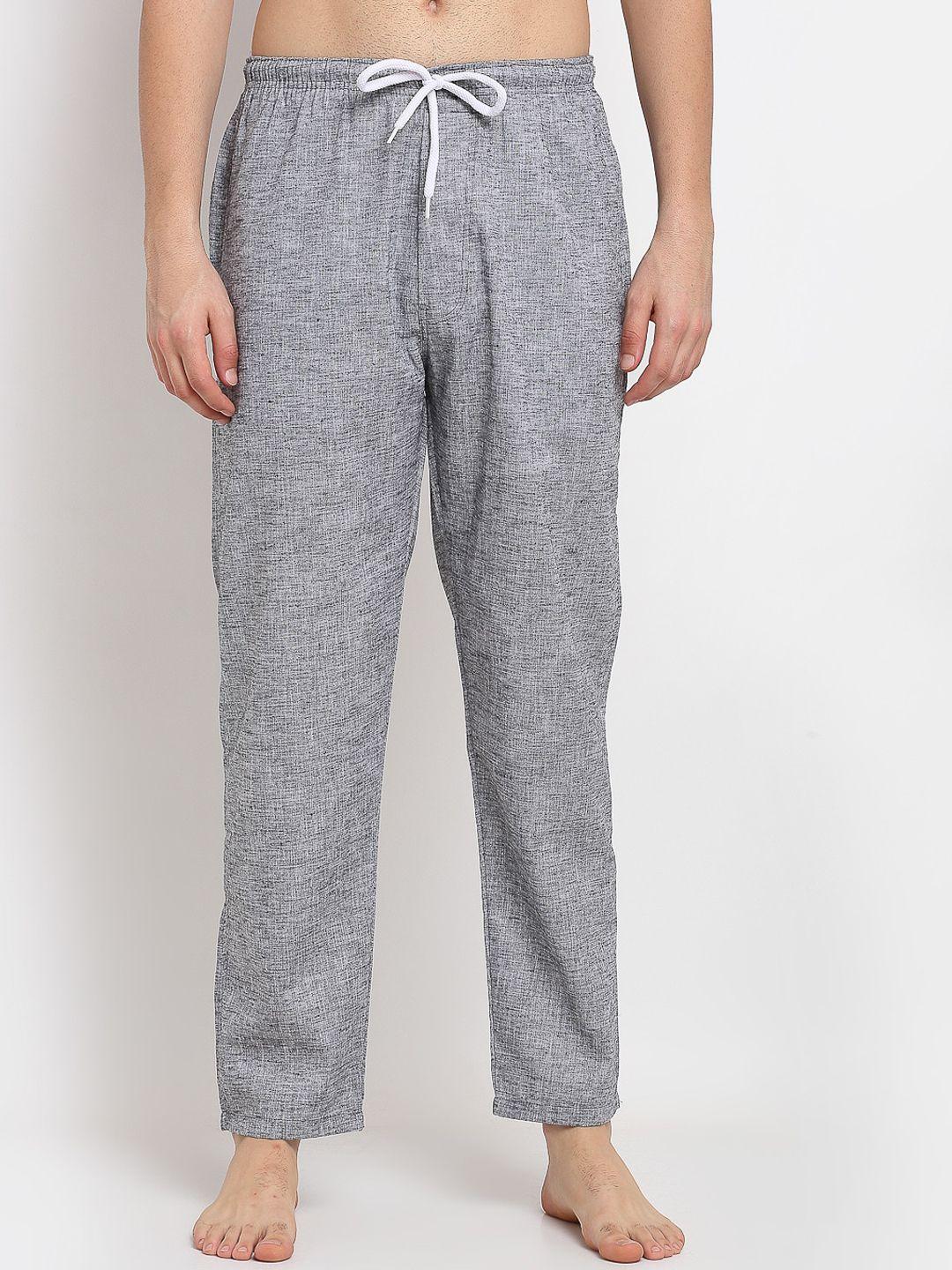jainish men grey linen cotton lounge pants