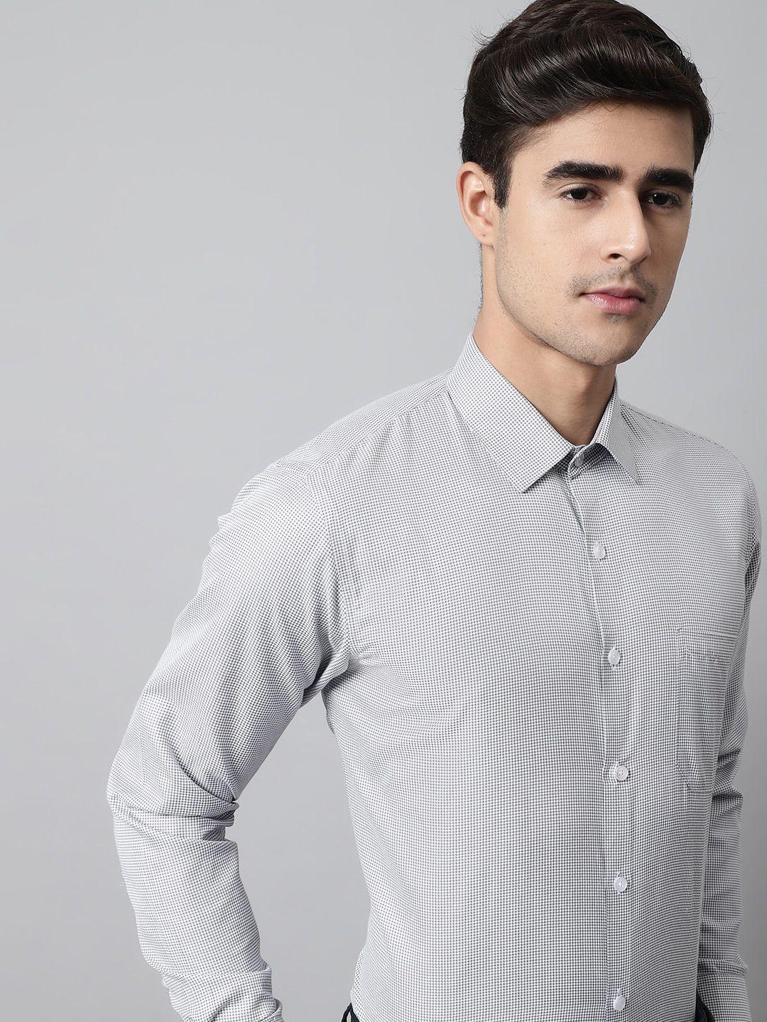 jainish men pure cotton classic formal shirt