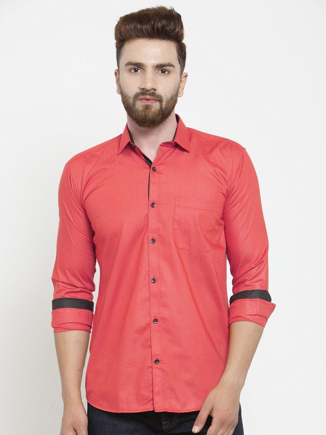 jainish spread collar casual shirt