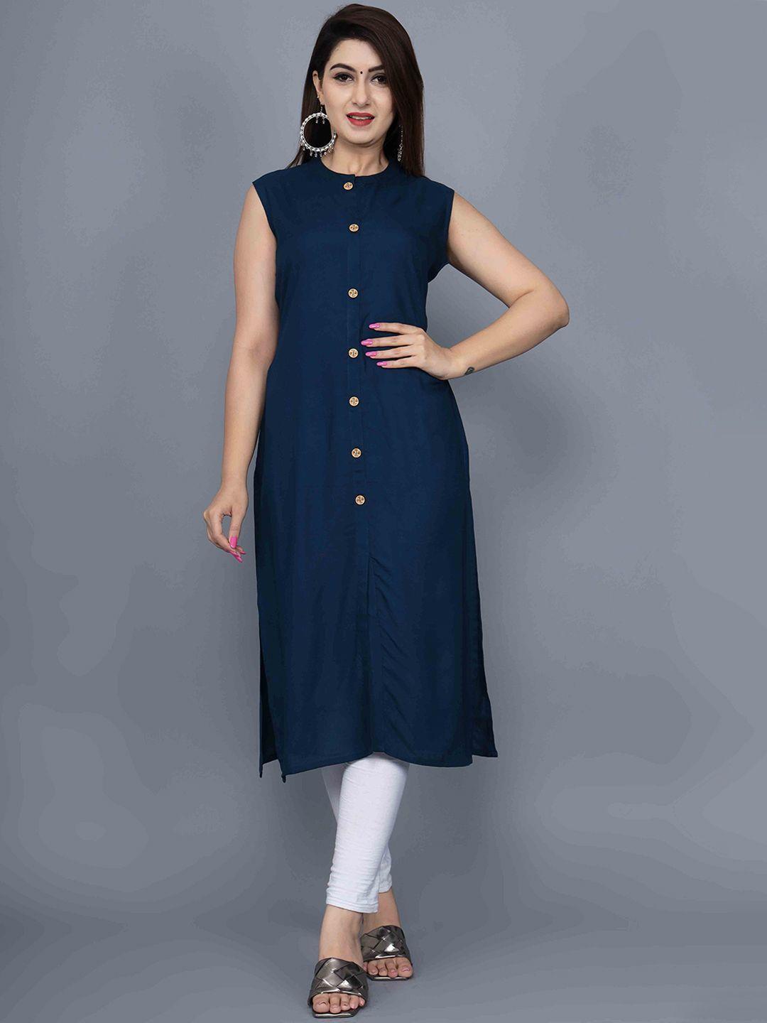 jaipur fashion mode mandarin collar a-line kurta