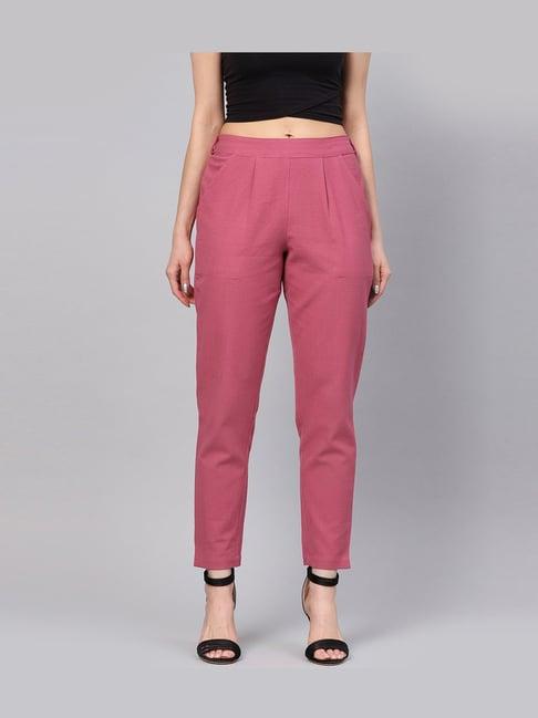 jaipur kurti pink cotton pants