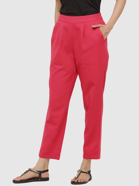 jaipur kurti pink cotton pants