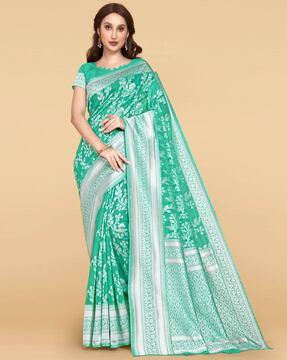 jamdani cotton floral print silk saree,soft silk saree,cotton silk saree,printed saree, traditional saree