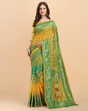 jamdani silk traditional saree