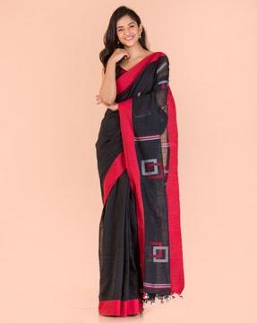 jamdani traditional saree with blouse piece