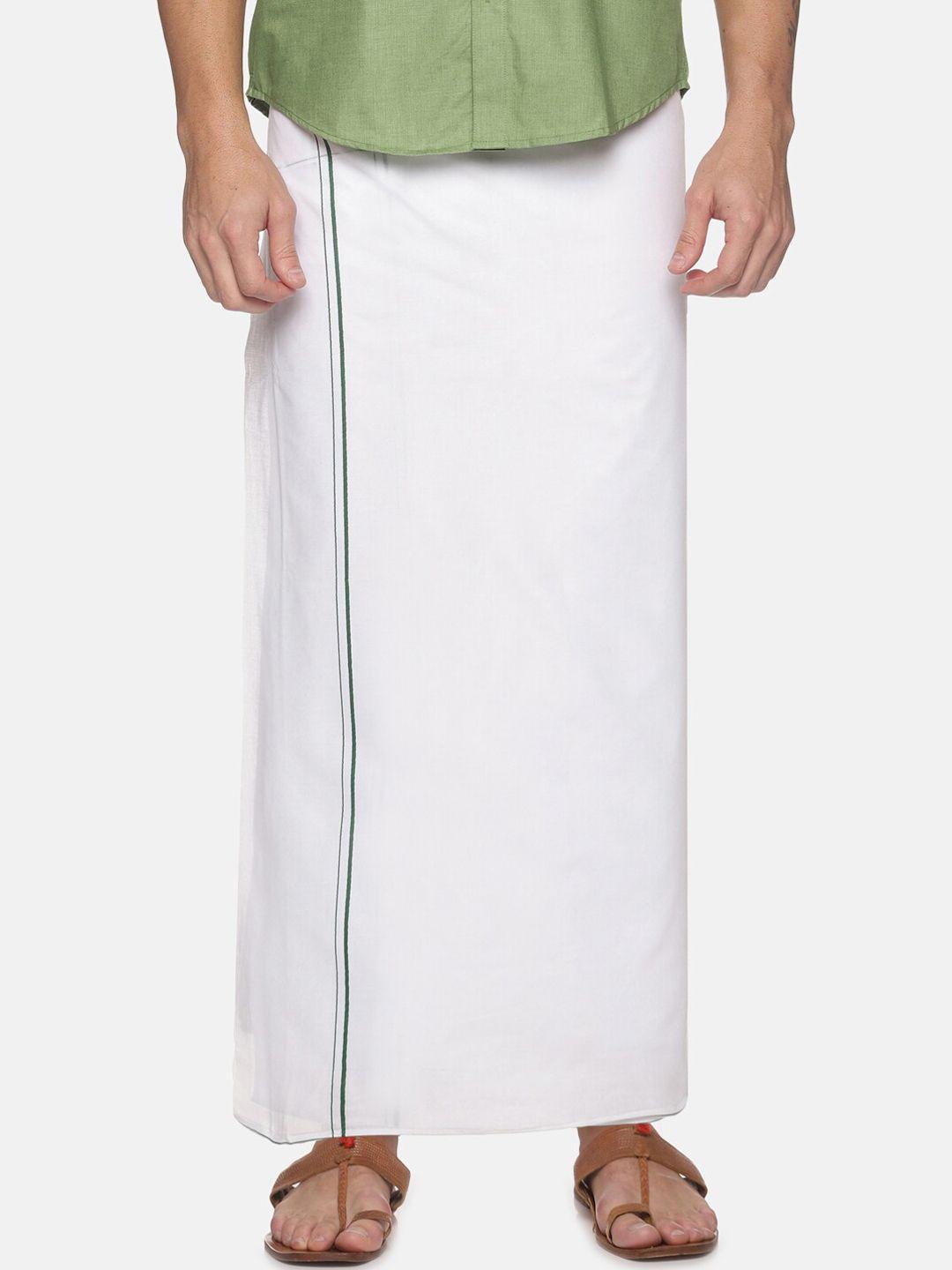 jansons men cotton dhoti with border