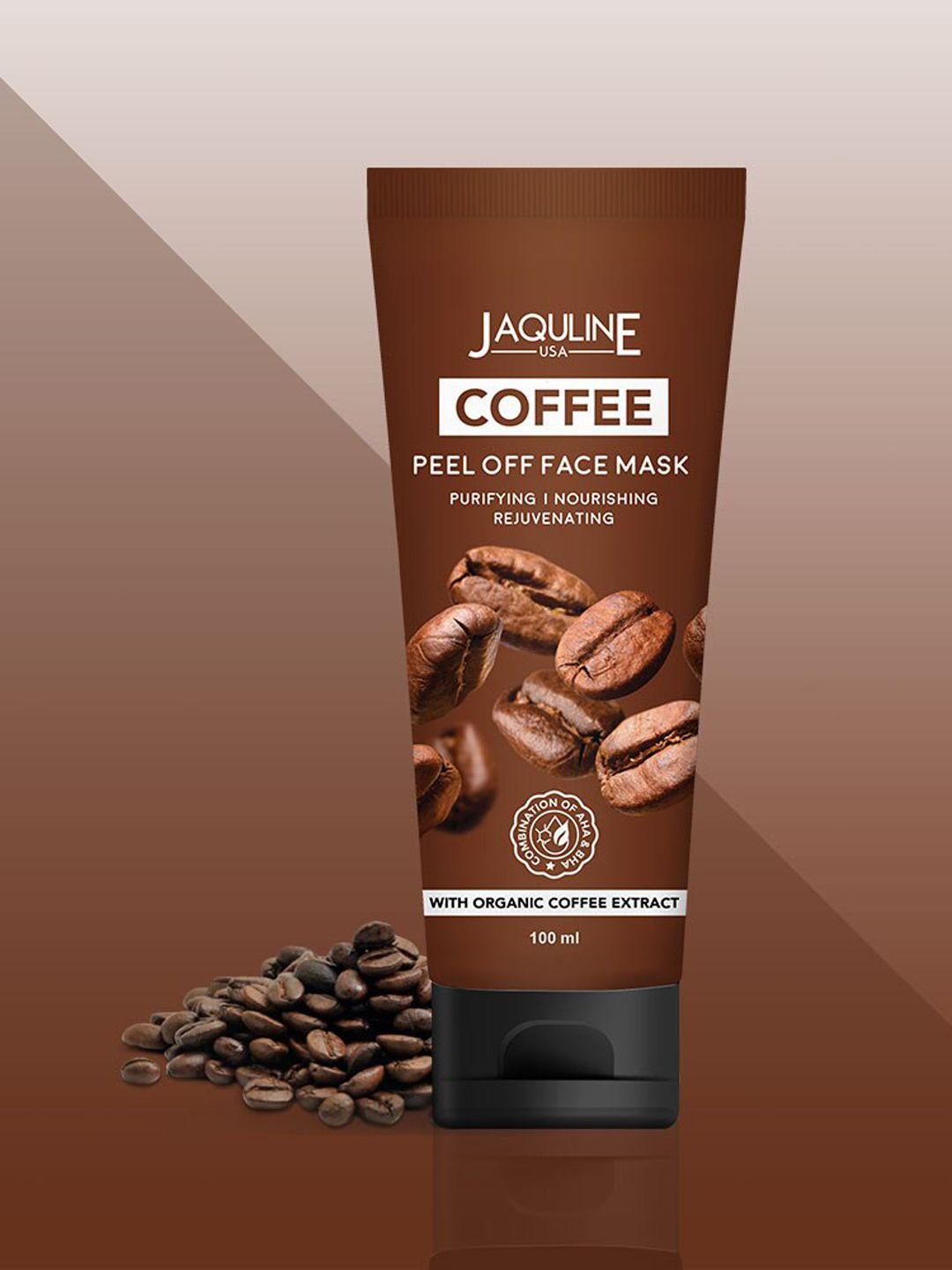 jaquline usa brown coffee peel off mask 100ml