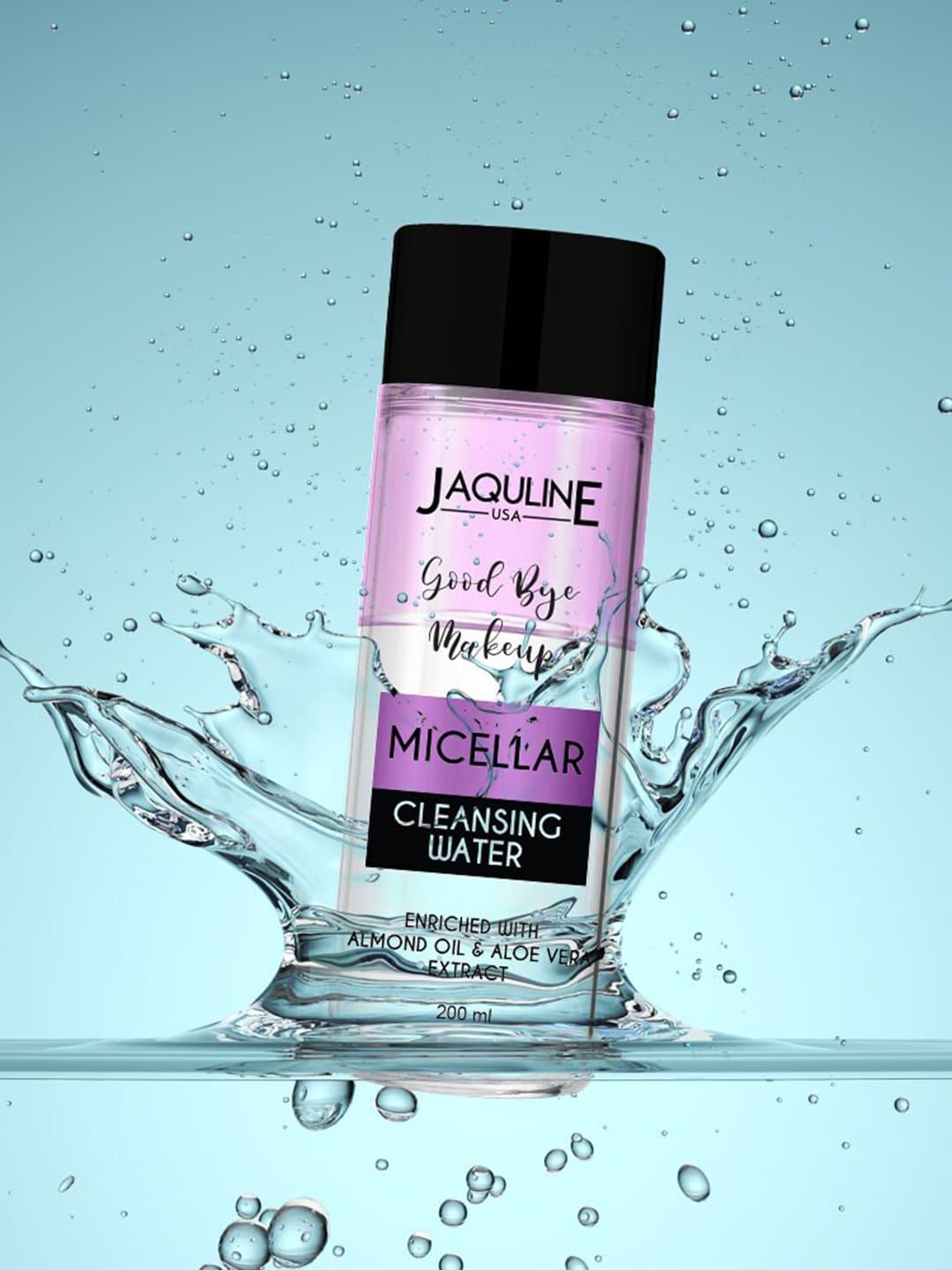 jaquline usa goodbye makeup micellar cleansing water 200 ml