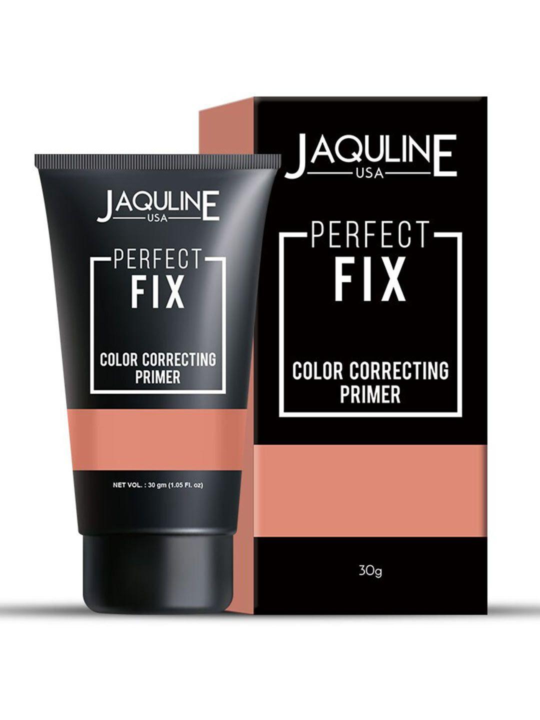 jaquline usa perfect fix color correcting primer -30gm - orange