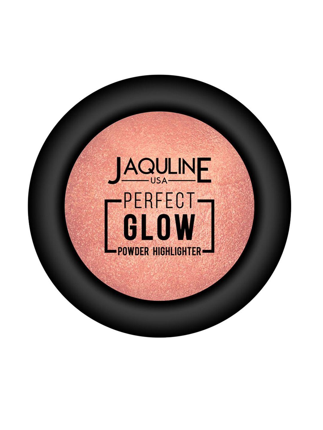 jaquline usa perfect glow powder highlighter - 02 champagne pink