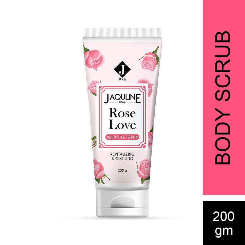 jaquline usa rose love body scrub