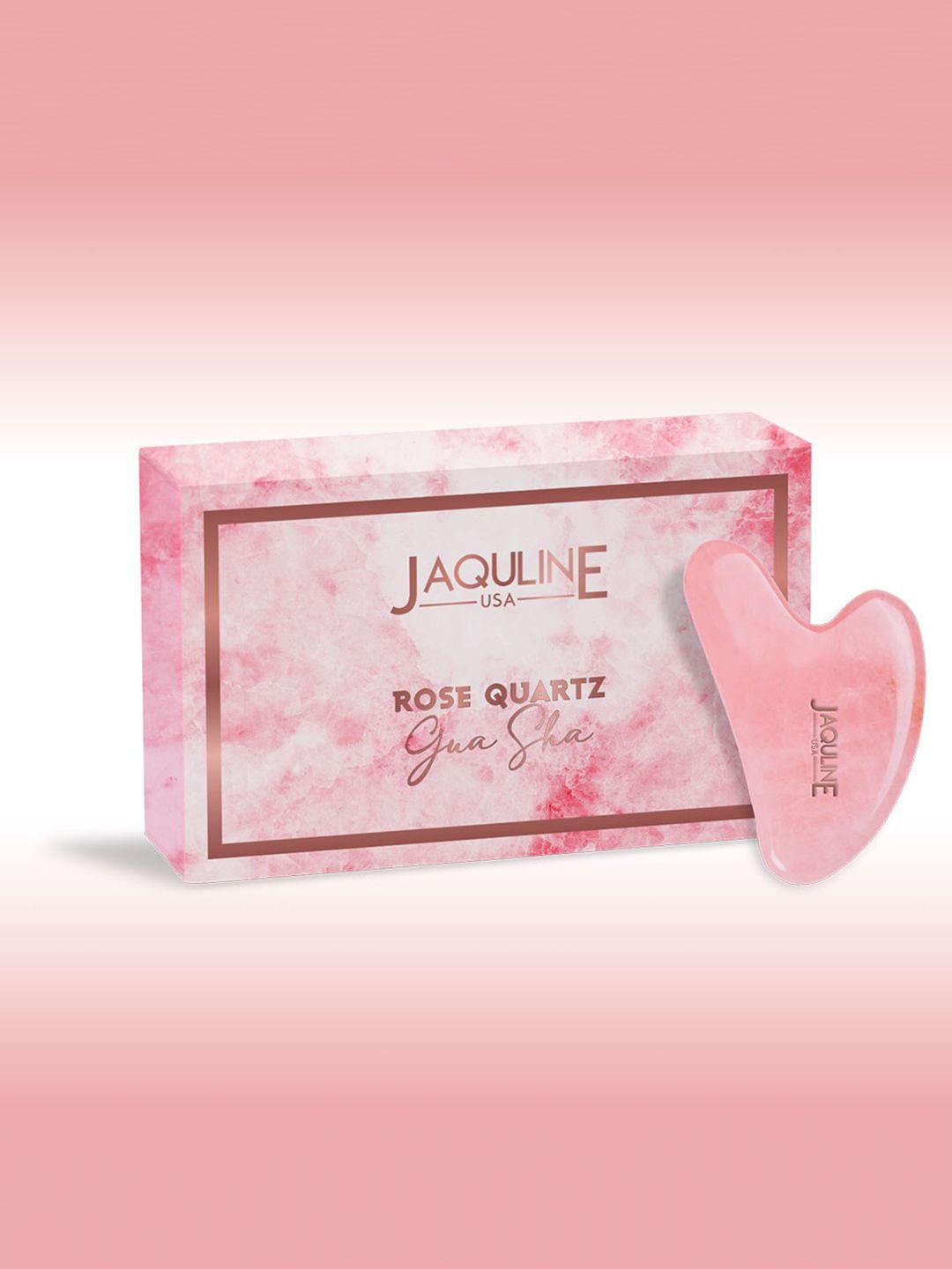 jaquline usa rose quartz gua sha stone