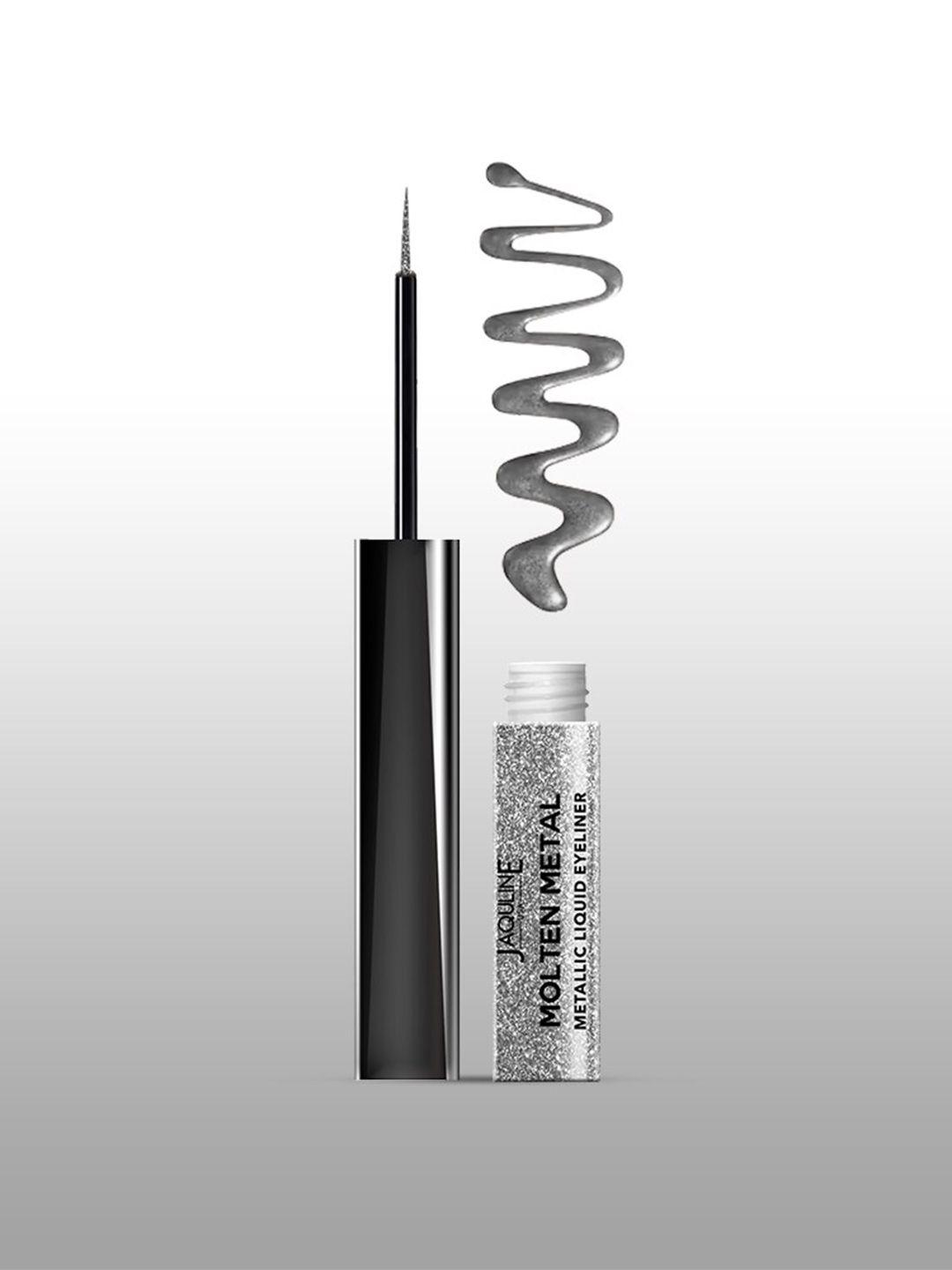 jaquline usa pro stroke molten metal liquid eyeliner 4ml - smokey grey