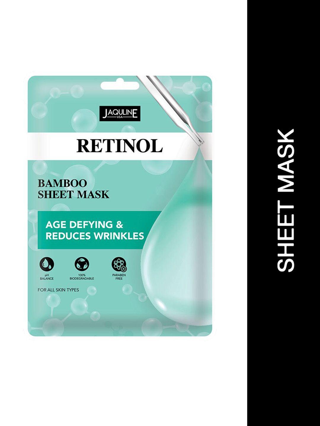 jaquline usa retinol bamboo sheet mask - 25 ml