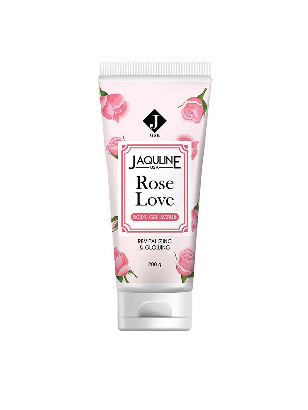 jaquline usa rose love body scrub - 200 g