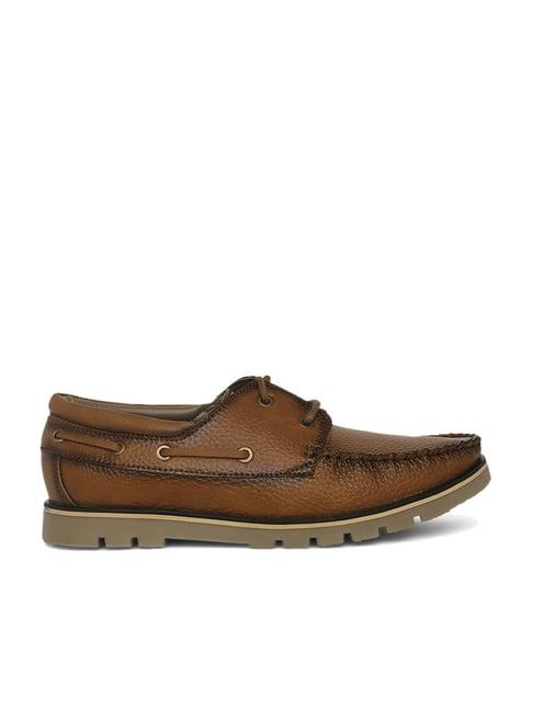 jaripeo by buckaroo men's xiomar tan boat shoes