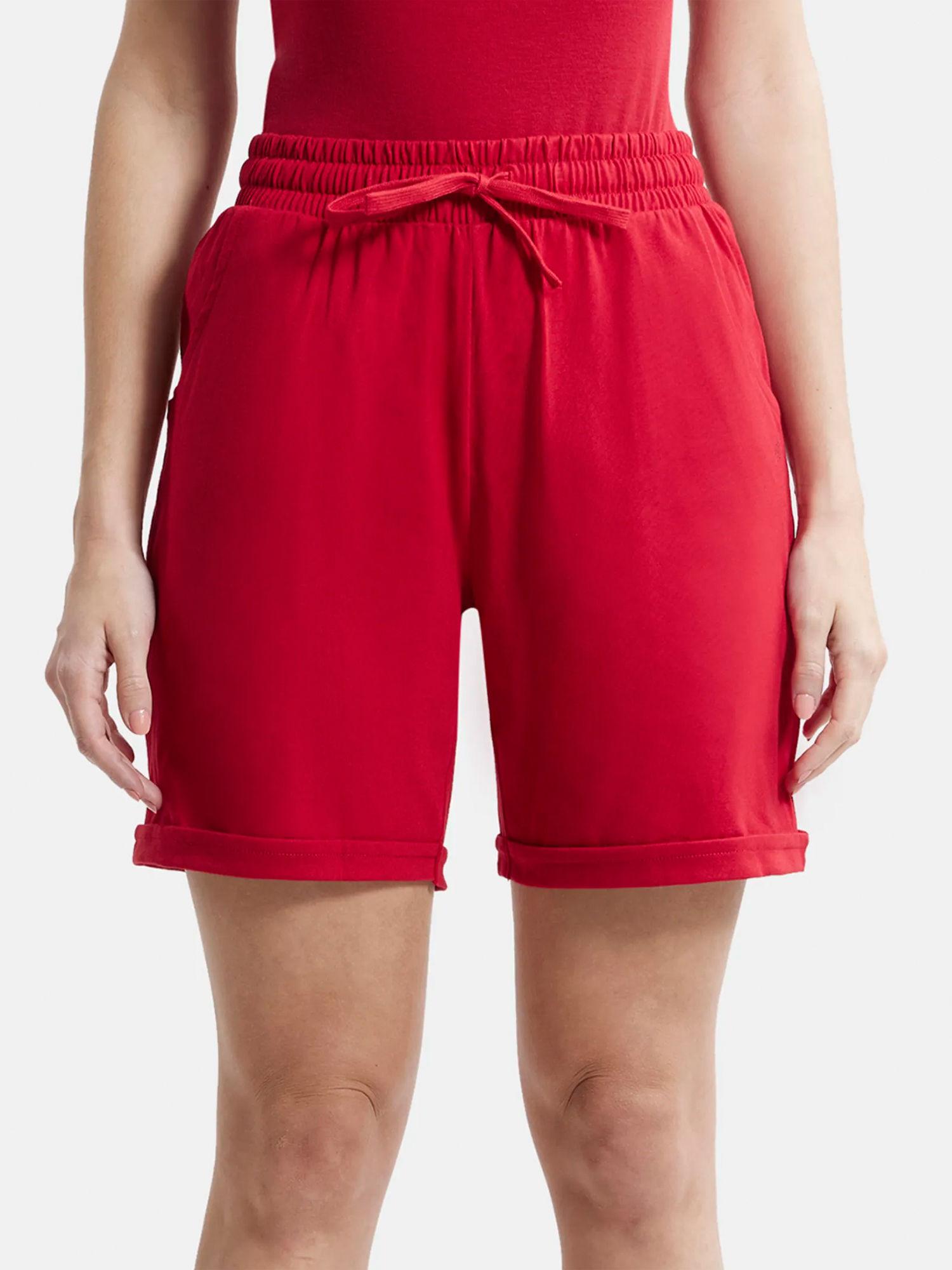 jaster red shorts - style number - aw23