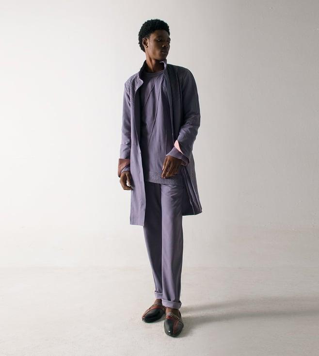 jatin malik english purple jmc in paris english purpul overcoat