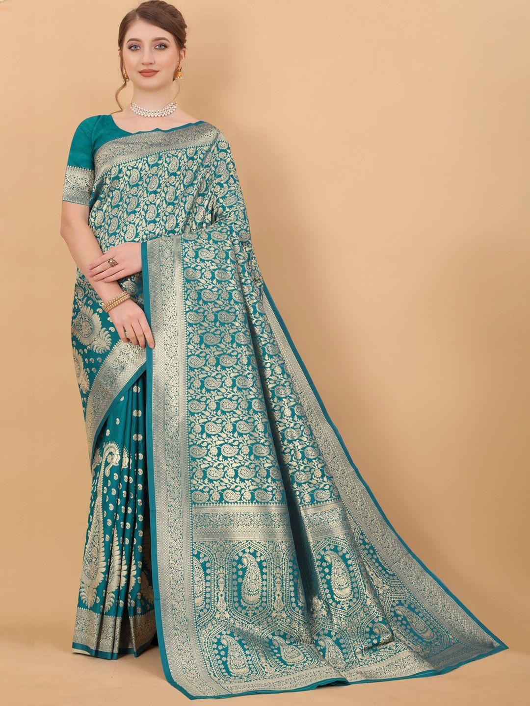 jatriqq woven design zari kanjeevaram saree