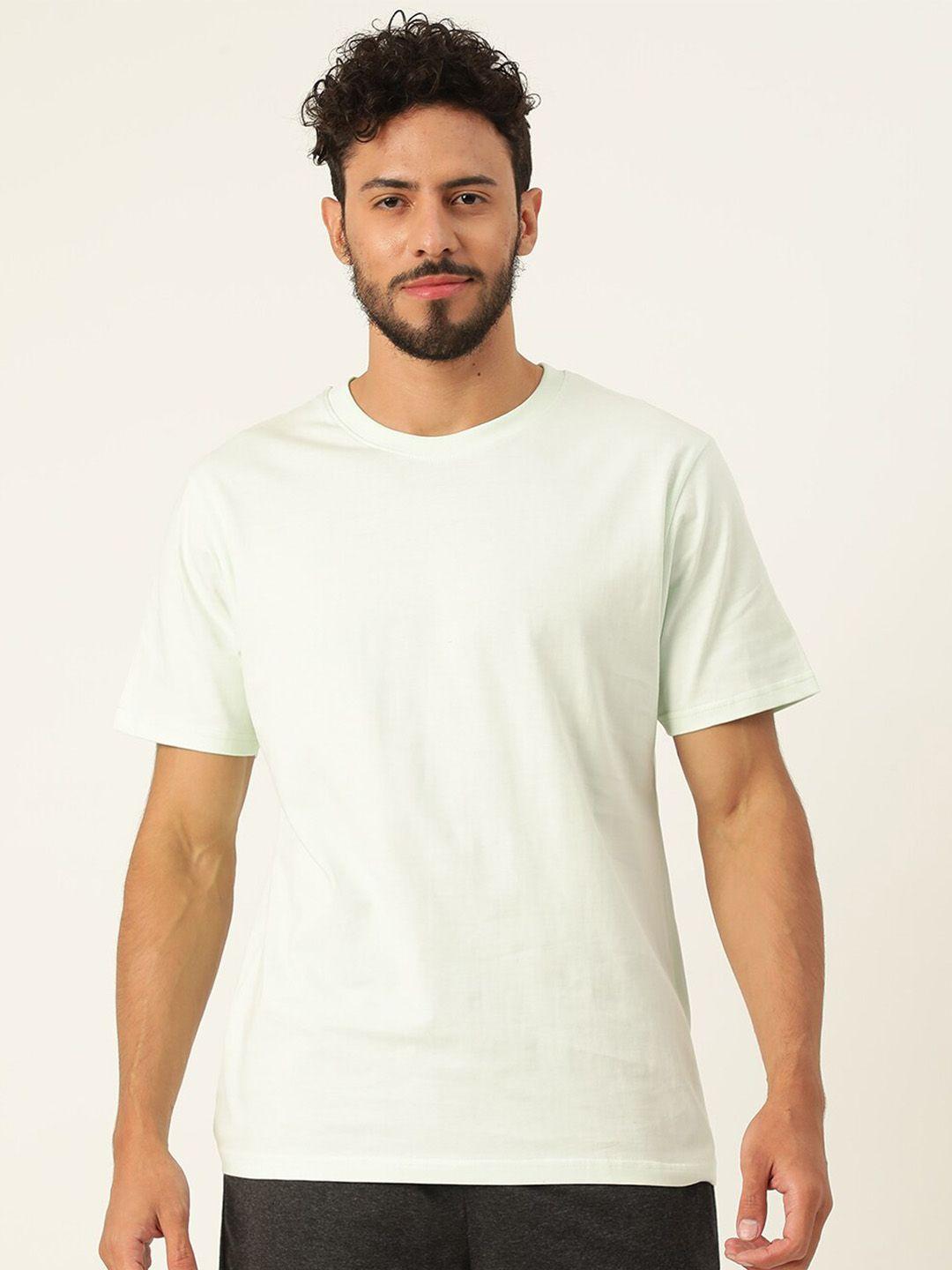 javinishka brand logo printed pure cotton bio finish regular t-shirt