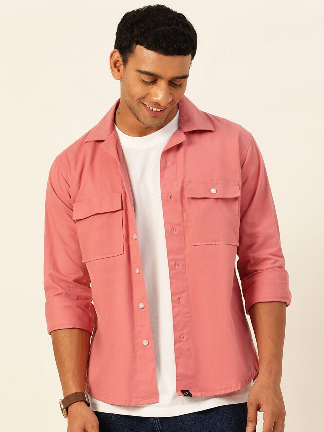 javinishka unisex india slim regular fit overshirt spread collar pure cotton casual shirt
