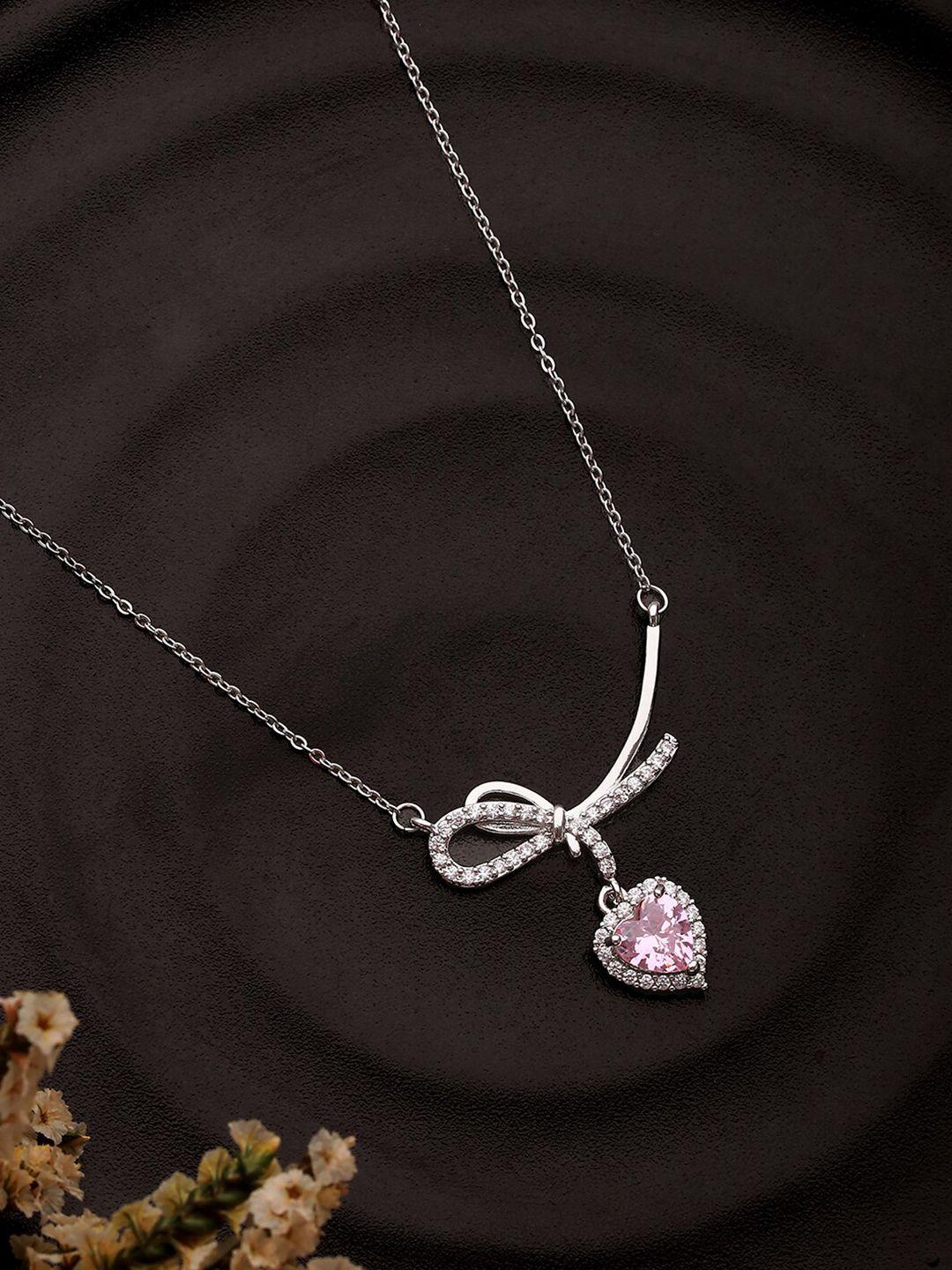 jazz and sizzle silver-plated cubic zirconia chain