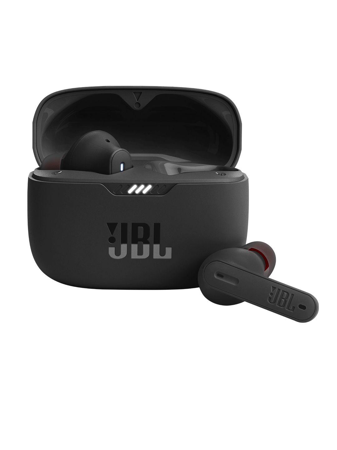 jbl tune 230nc tws, active noise cancellation earbuds with mic - black