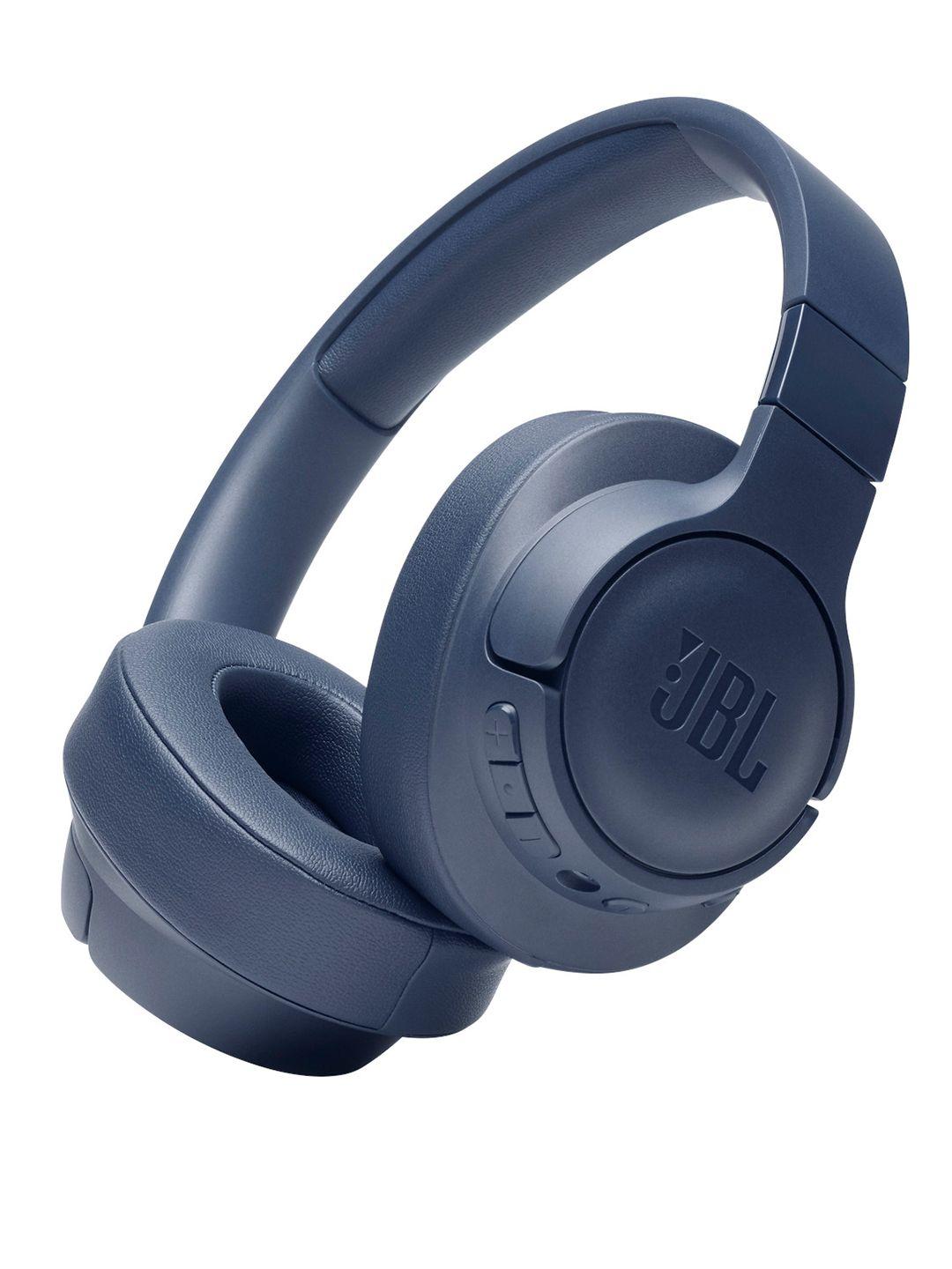 jbl tune 760nc active noise cancellation wireless over ear headphones with mic - blue