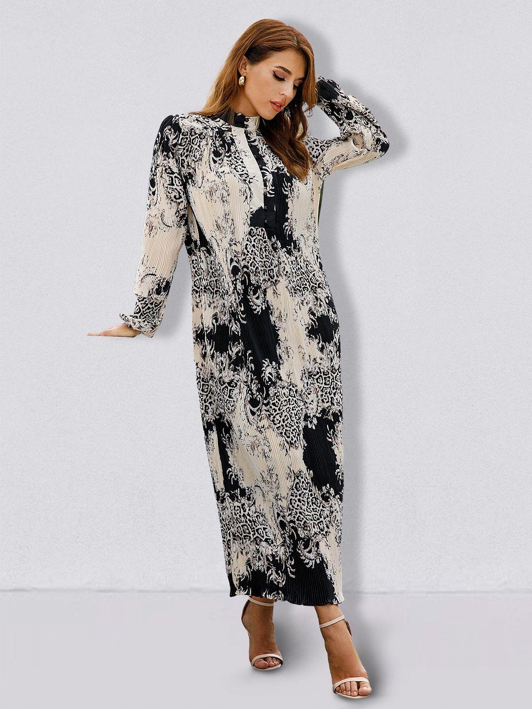 jc collection abstract printed maxi dress