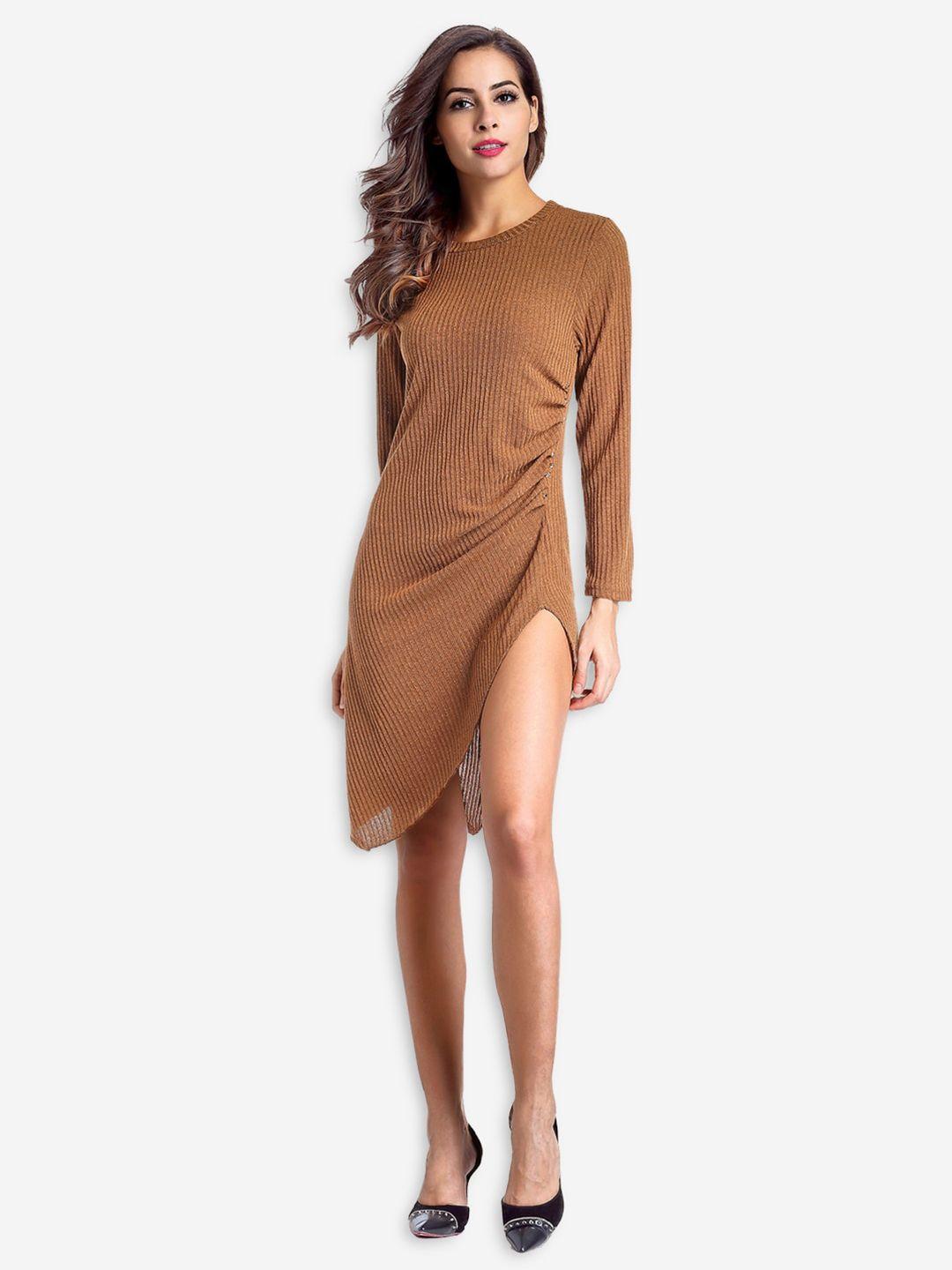 jc collection brown t-shirt dress