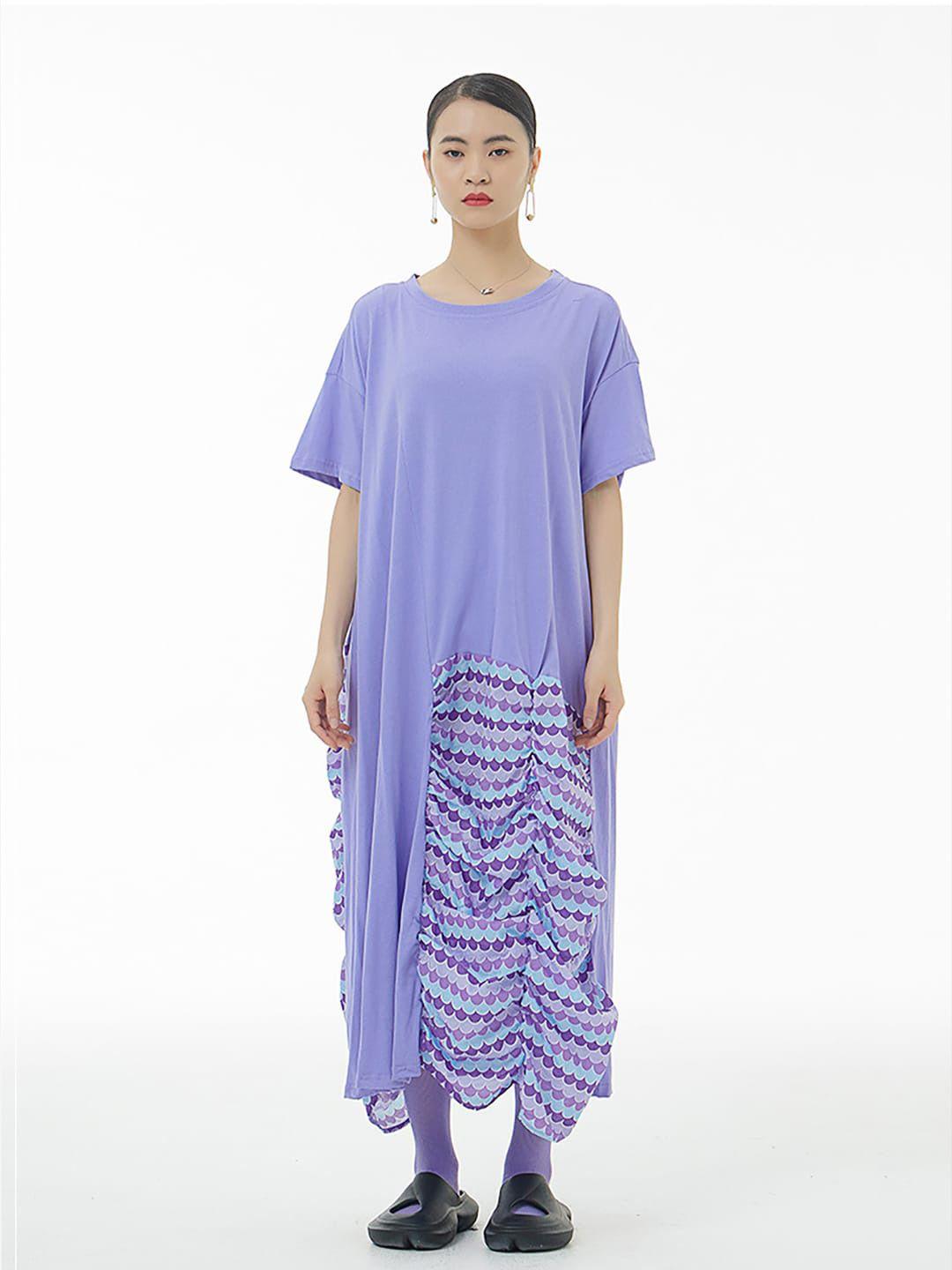 jc collection extended sleeves ethnic motifs pure cotton maxi dress