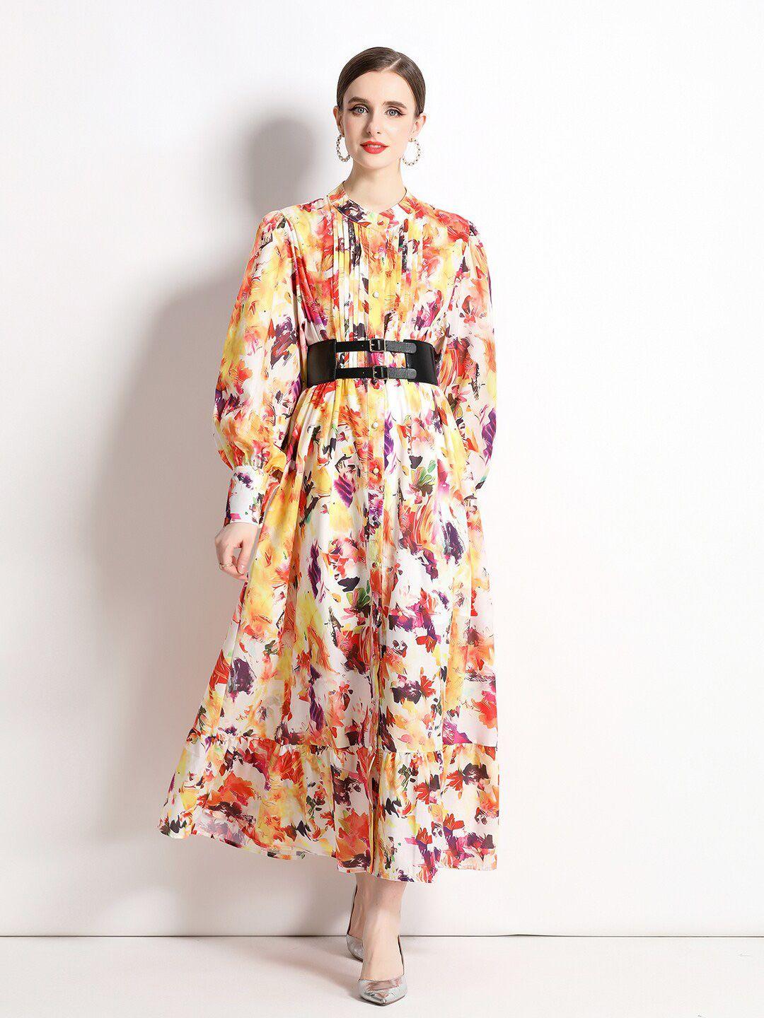 jc collection floral print maxi dress