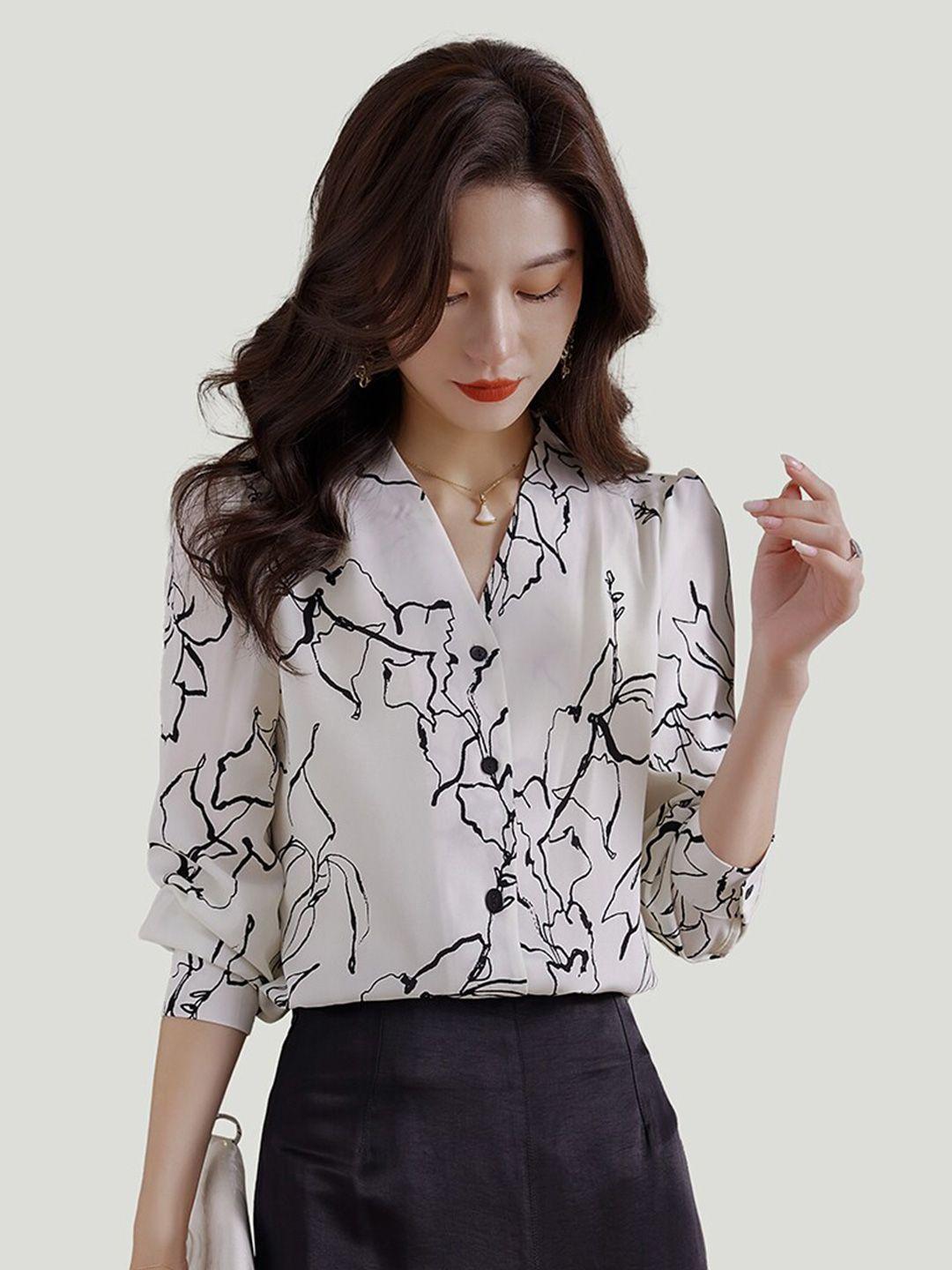 jc collection floral printed regular fit casual shirt