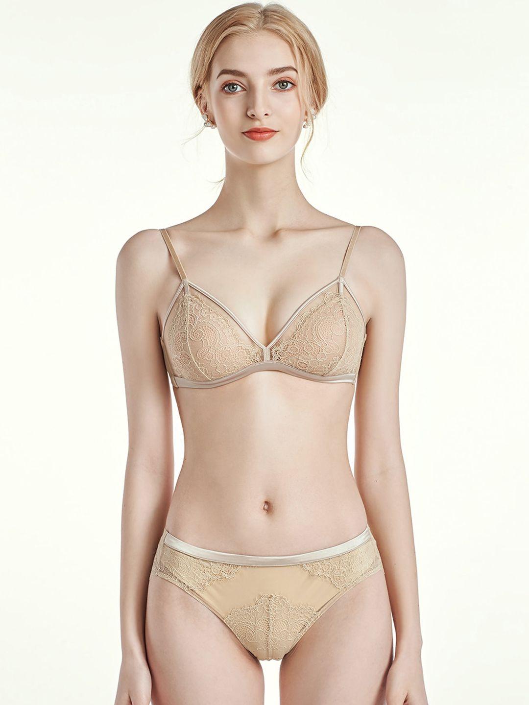 jc collection lightly padded lingerie set