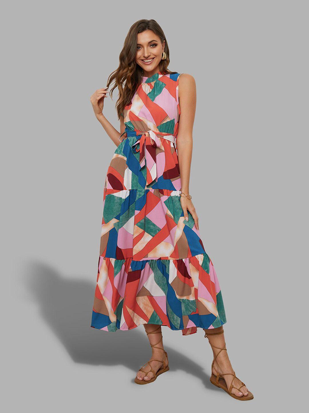 jc collection multicoloured a-line maxi dress