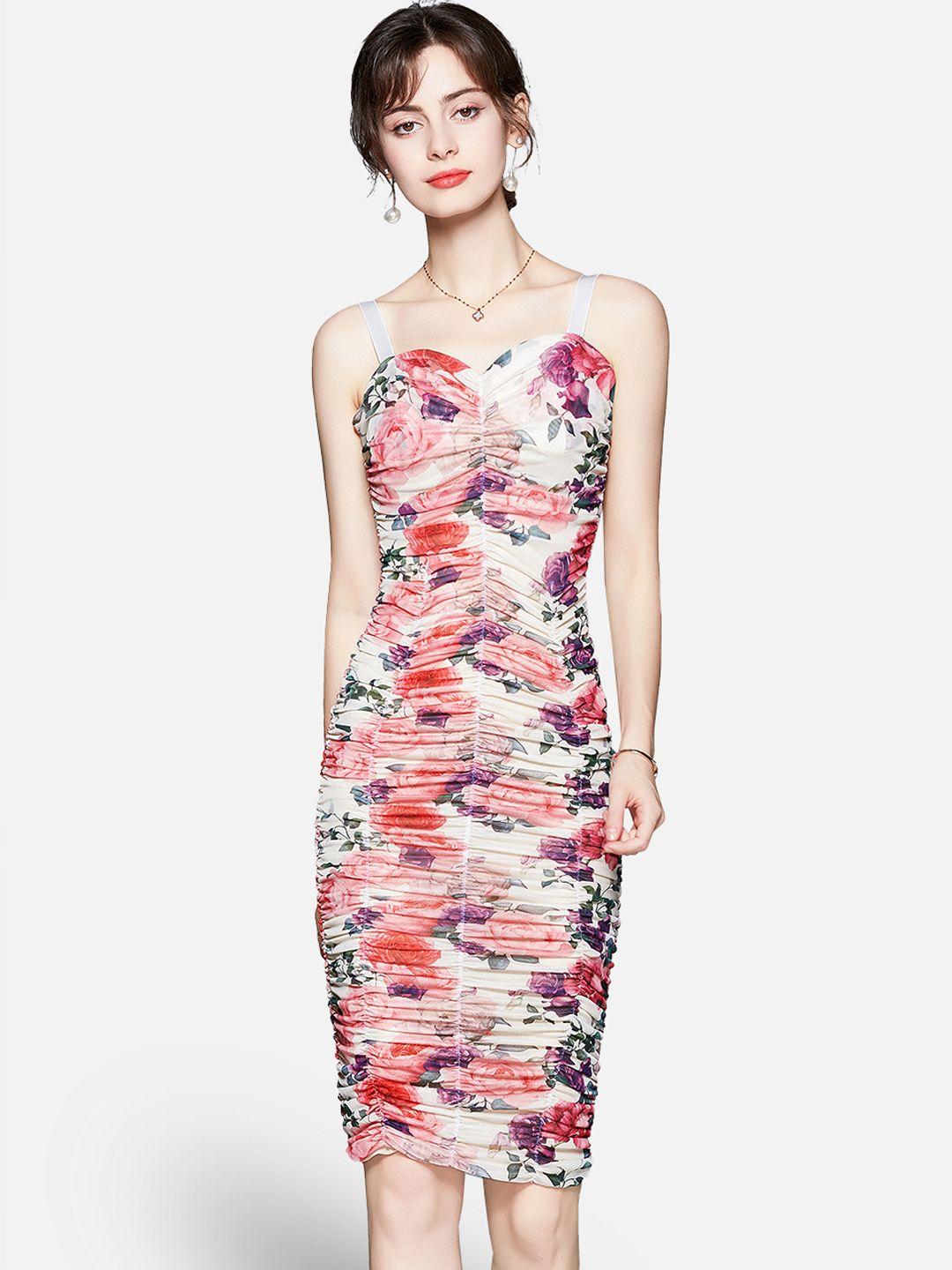 jc collection multicoloured floral bodycon dress