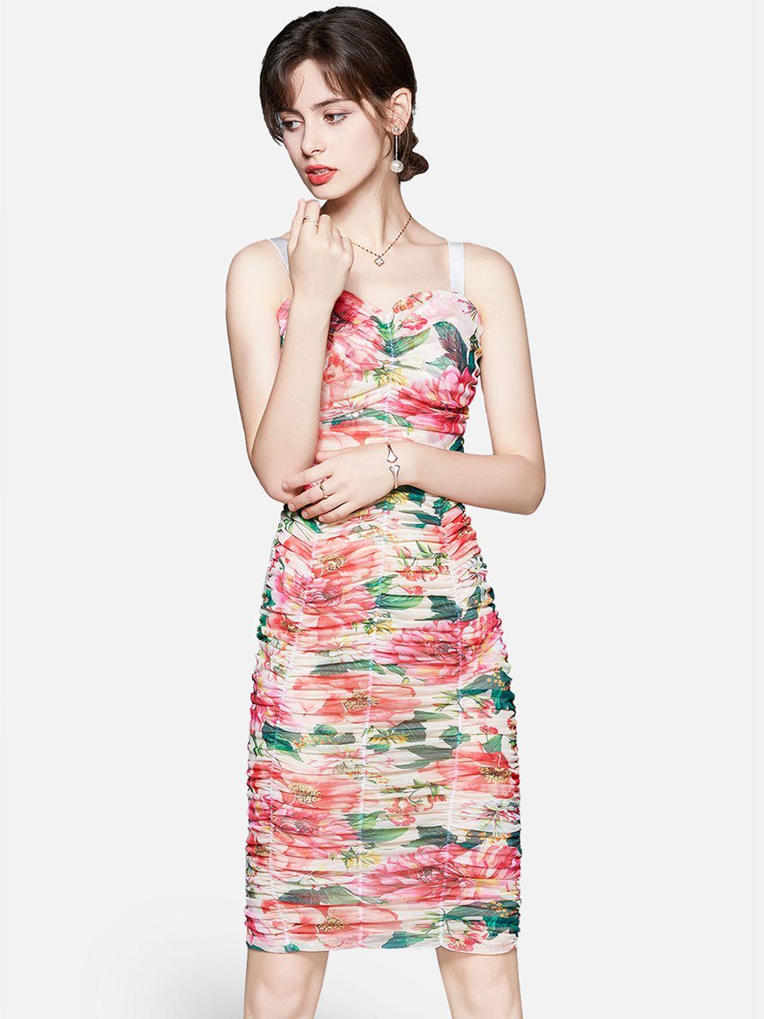 jc collection multicoloured floral bodycon dress