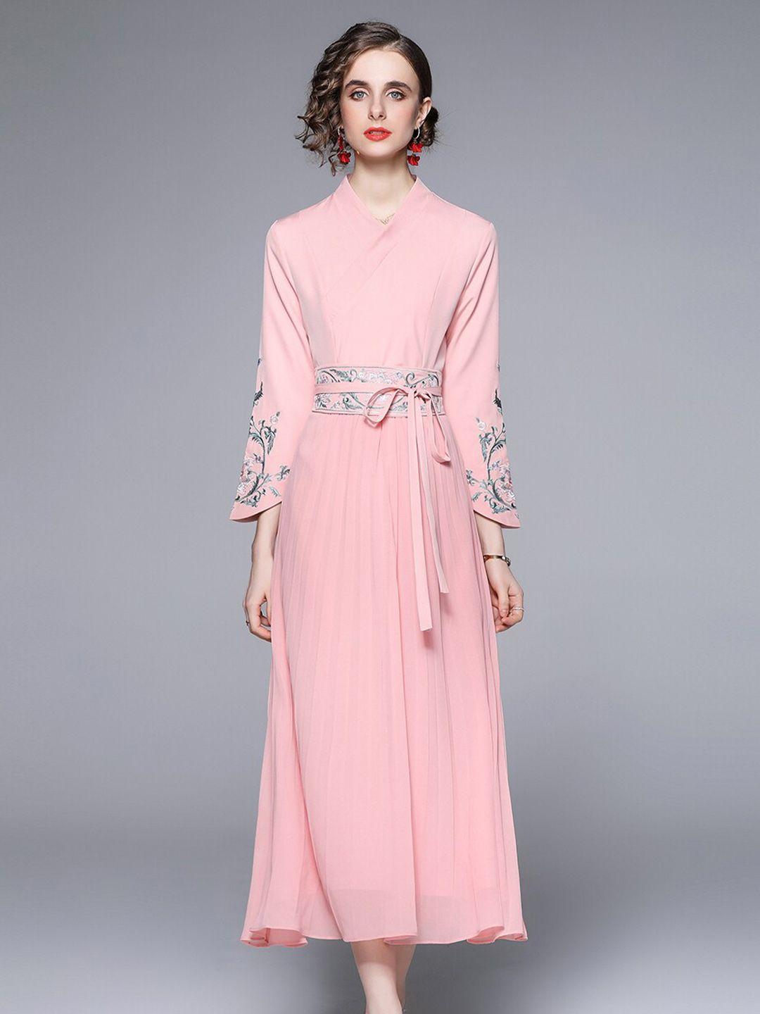 jc collection pink midi dress